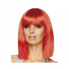 Peruka czerwona , long bob