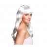 Peruka Chique, długie białe włosy