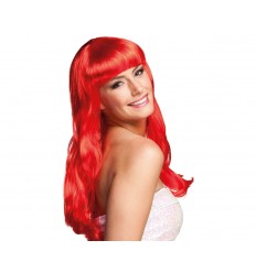 Peruka CHIQUE, falowane czerwone włosy