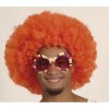 Peruka Afro Pomarańczowa
