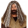 Peruka Długa Męska Kręcona  czarodziej mag
