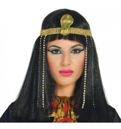 Peruka Czarna Egipcjanka Nefretete-Kleopatra