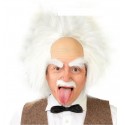Peruka Męska Biała Einstein WYPRZEDAŻ