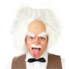 Peruka Męska Biała Einstein WYPRZEDAŻ