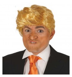Peruka Męska Blond Krótka Donald Trump