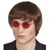 Peruka Męska Brązowa John Lennon