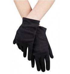Rękawiczki Krótkie Czarne Lata XX-te