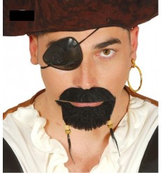 Broda Czarna z Wąsami  Pirata