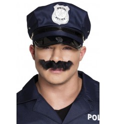 Wąsy Czarne Policjanta