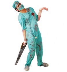 Strój Doktor Chirurg Zombie L Halloween