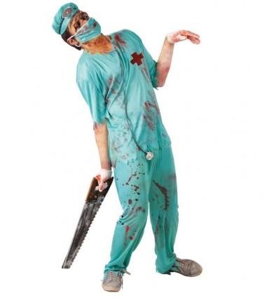 Strój Doktor Chirurg Zombie L Halloween