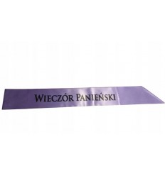 Szarfa, Wieczór Panieński, Fioletowa WYPRZEDAŻ