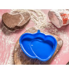 Forma silikonowa Dwa Serca pieczenie gadżet babka deser