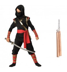Zestaw Strój Ninja Wojownik  plus Zestaw Nunczako 5 el