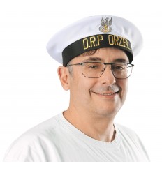 Czapka Kapitan Czarna Marynarz WYPRZEDAŻ