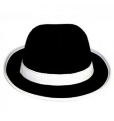KAPELUSZ GANGSTER CZARNY LATA 20 AL CAPONE JACKSON