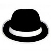 KAPELUSZ GANGSTER CZARNY LATA 20 AL CAPONE JACKSON