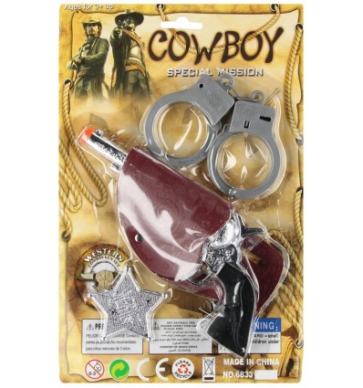 Zestaw Kowboja 4 el Szeryfa Dziki Zachód Western