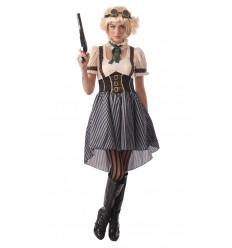 Zestaw dla dorosłych Steampunk z Okularami