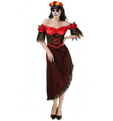 STRÓJ HISZPANKI DLA KOBIETY,FLAMENCO,DIA DE LOS MUERTOS