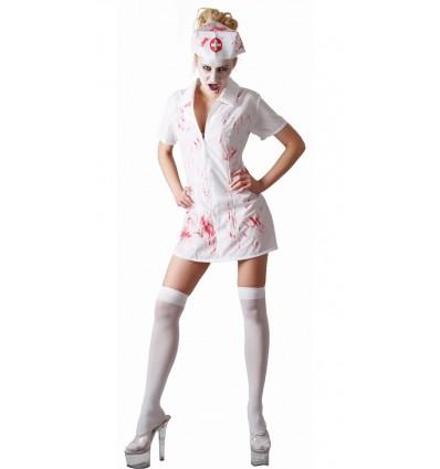 Strój dla dorosłych Pielęgniarka Zombie Halloween