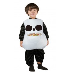 Strój dla dzieci Biała Czaszka, rozm. 92/104 cm Halloween
