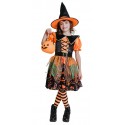 Strój dla dzieci Dyniowa Czarownica Wiedźma Halloween