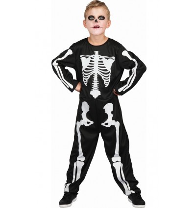 STRÓJ KOŚCIOTRUPA DLA CHŁOPCA, HALLOWEEN, KOŚCI