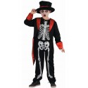 Strój dla Chłopca Elegancki Kościotrup , Szkieletor Halloween