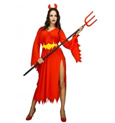 Zestaw dla dorosłych Zmysłowa Diablica, rozm. uniwersalny Halloween