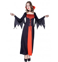 Strój dla dorosłych Wytworna Wampirzyca, rozm. uniwersalny Halloween