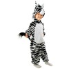 STRÓJ ZEBRA KOMBINEZON PASKI BIAŁE CZARNE