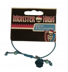 Bransoletka niebieska z czaszką Monster High WYPRZEDAŻ