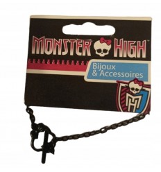 Bransoletka czarna z czaszką Monster High WYPRZEDAŻ