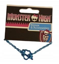 Bransoletka niebieska z czaszką Monster High WYPRZEDAŻ