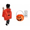 Zestaw Strój Peleryna Dynia z Wiaderkiem Światło Dźwięk 2 el