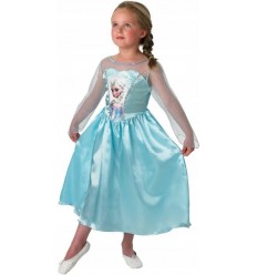 Strój Frozen Elsa Classic, Jasnoniebieski 7-8 lat 134-140 cm Disney