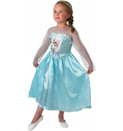Strój Frozen Elsa Classic, Jasnoniebieski 7-8 lat 134-140 cm Disney