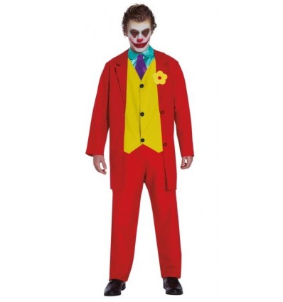 Strój Joker Czerwony rozmiar M 48/50 WYPRZEDAŻ