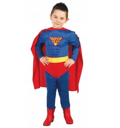 SUPER STRÓJ SUPERMAN, SUPERBOHATER SUPER HERO 7-9 134/140 WYPRZEDAŻ