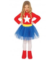Strój Super Girl 122/128 WYPRZEDAŻ