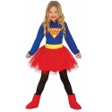 SUPER STRÓJ SUPERMANKA, SUPERBOHATERKA 146/152 SUPER HERO WYPRZEDAŻ