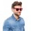 Pikselowe Okulary Imprezowe 8 bit Pixel - Czerwone WYPRZEDAŻ