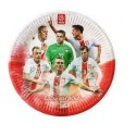 Talerze Papierowe Kibica PZPN-Reprezentanci,23 cm, 6 szt. WYPRZEDAŻ
