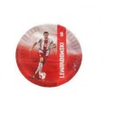 TALERZYKI KIBICA PAPIEROWE-LEWANDOWSKI 18 CM-6 SZTUK WYPRZEDAŻ