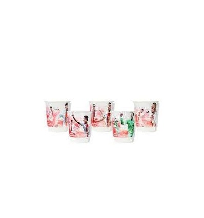 Kubeczki papierowe Reprezentacja 270 ml - 5 szt. WYPRZEDAŻ