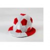 CZAPKA PIŁKA KIBICA - BIAŁO-CZERWONA WYPRZEDAŻ