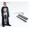 Zestaw Strój Szkielet Kościotrup Kosa Składana 2 el HALLOWEEN
