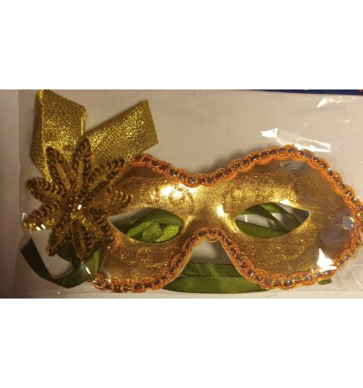 MASKA ZŁOTA Z OZDOBNĄ GWIAZDKĄ WYPRZEDAŻ