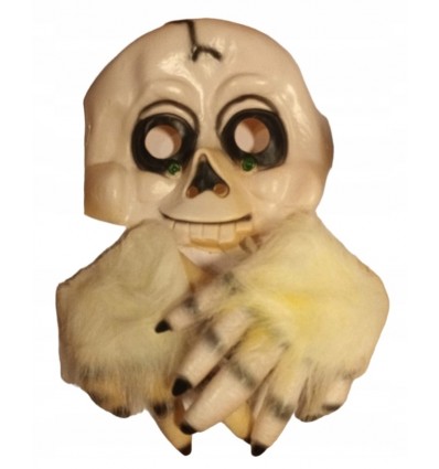 MASKA POTWORA HALLOWEEN + RĘKAWICZKI WYPRZEDAŻ